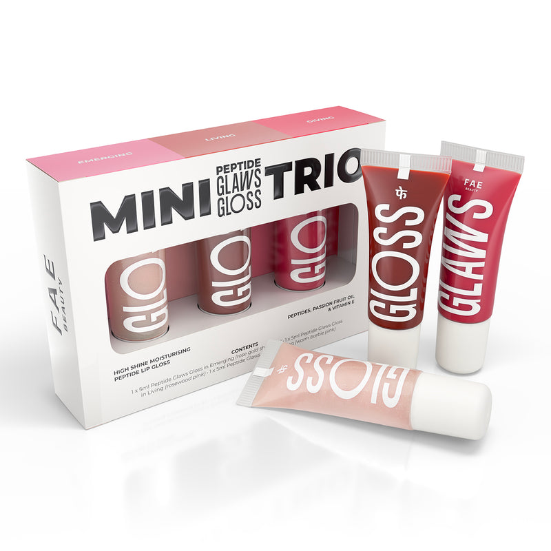 Mini Peptide Glaws Gloss Trio